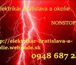 Elektrikár Bratislava a okolie NONSTOP